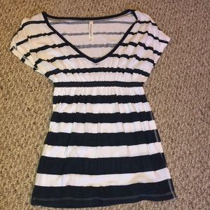 Baby doll short sleeve blouse